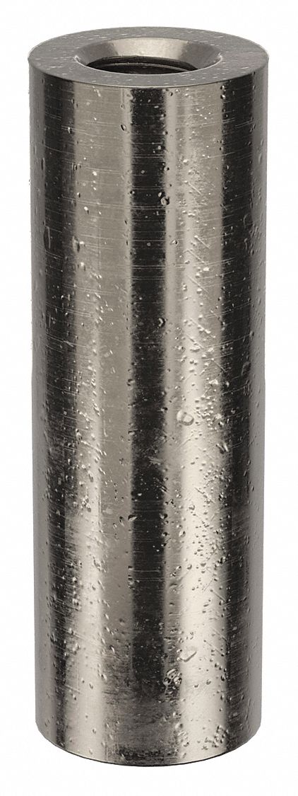 Standoff: #6-32 Thrd Sz, 3/4 in Lg, Round, Brass, Nickel Plated, 1/4 in Dia