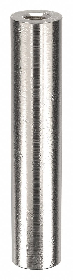 Standoff: #6-32 Thrd Sz, 1 1/4 in Lg, Round, Aluminum, Plain, 1/4 in Dia