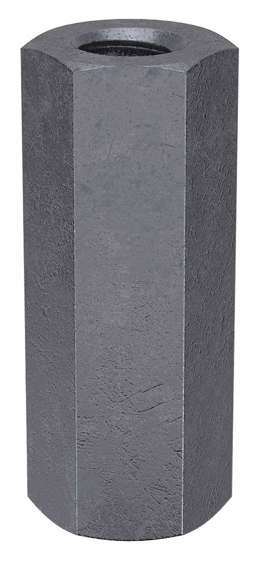 Standoff: #4-40 Thrd Sz, 1/4 in Lg, Hex, Brass, Zinc Plated, 3/16 in Hex Wd