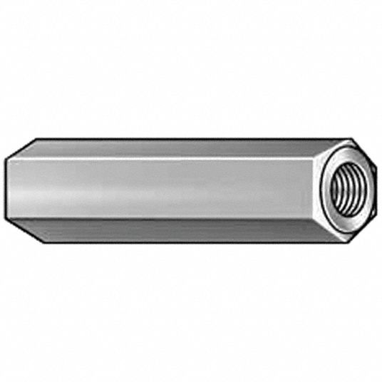 GRAINGER APPROVED Hex, Standoff, Aluminum, Female Female, 1/2 in Hex