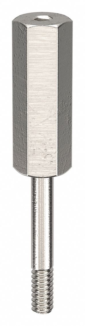 Standoff: #4-40 Thrd Sz, 1 1/2 in Lg, 7/8 in Body Lg, 3/4 in Thread Lg, 1/4 in Hex Wd, Aluminum
