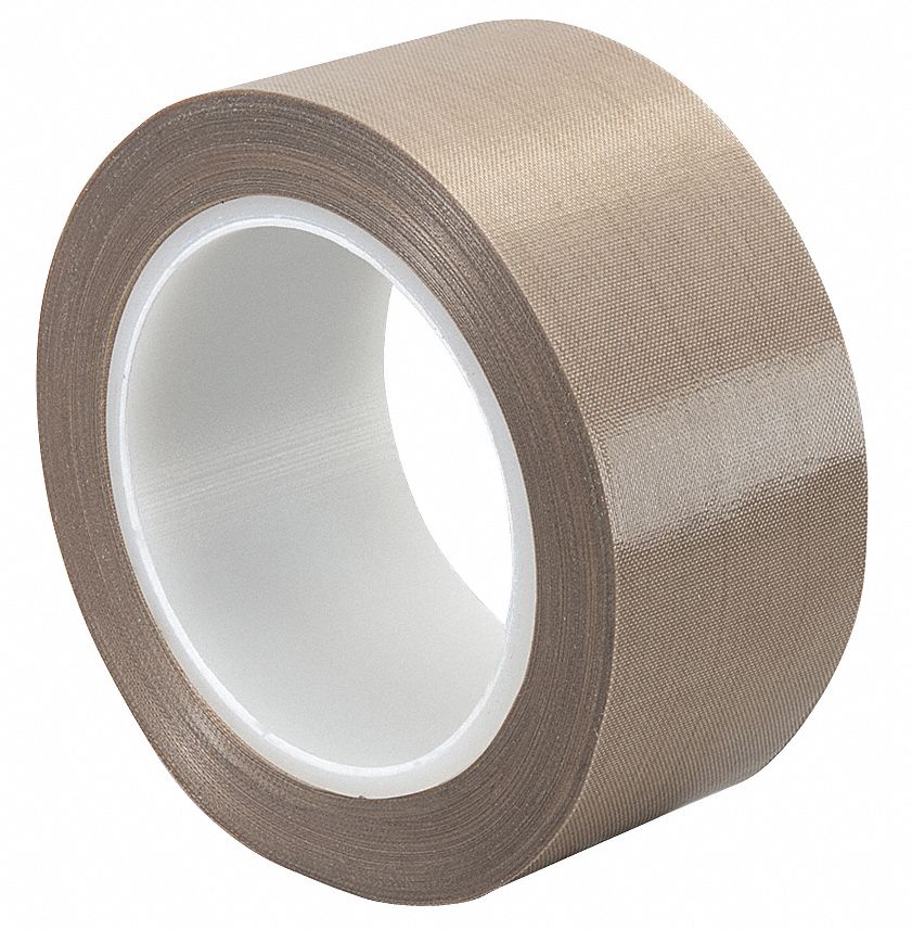 I forhold Forudsige læbe PTFE Slick Surface Glass Cloth Tape, Brown, Cloth Tape - 15D521|15D521 -  Grainger