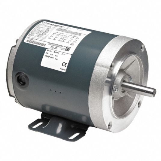 MARATHON MOTORS General Purpose Motor, 1 HP, 3-Phase, Nameplate RPM ...