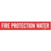 Fire Protection Water Adhesive Pipe Markers
