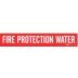 Fire Protection Water Adhesive Pipe Markers