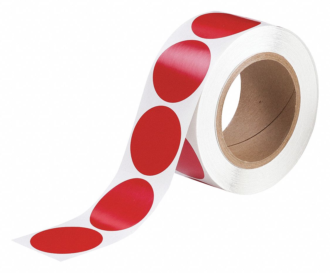 AISLE MARKING TAPE DOT 2IN D PK500