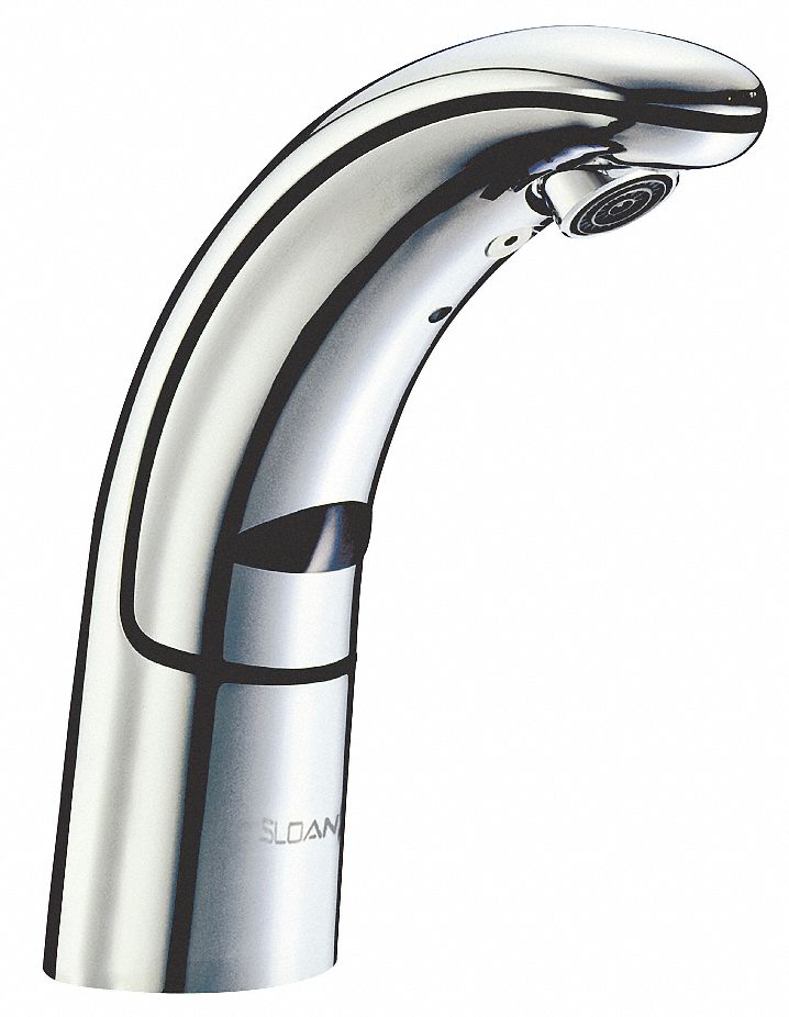 MID ARC BATHROOM FAUCET: SLOAN, OPTIMA, CHROME FINISH, 1.5 GPM FLOW RATE