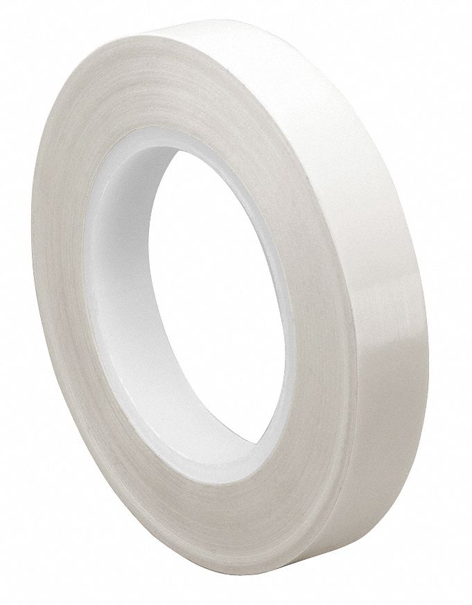 FILM TAPE, UHMW PE, 1 IN X 36 YD, 5 MIL THICK, TRANSPARENT, ACRYLIC, INDOOR/OUTDOOR