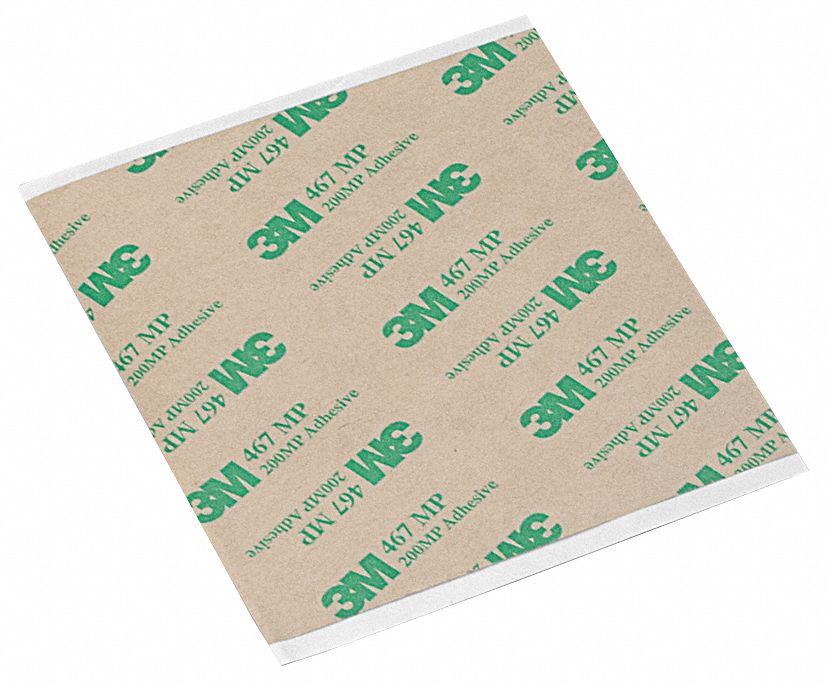 TRANSFER TAPE, SQUARE, 12 X 12 IN, 2.3 MIL, POLY COATED KRAFT PAPER, 467MP, 12 PK