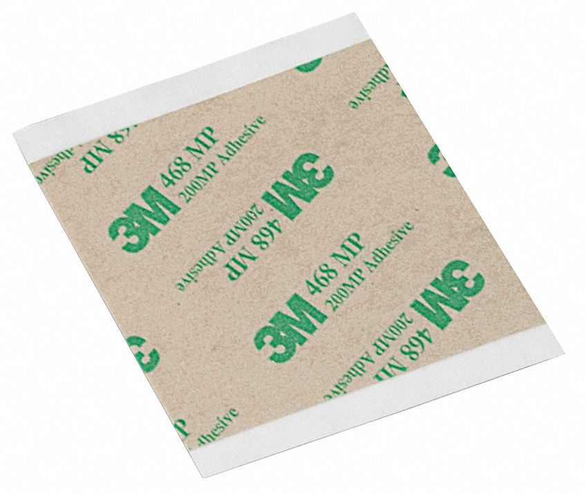 TRANSFER TAPE, SQUARE, 12 X 12 IN, 5.2 MIL, POLY COATED KRAFT PAPER, 468MP, 12 PK