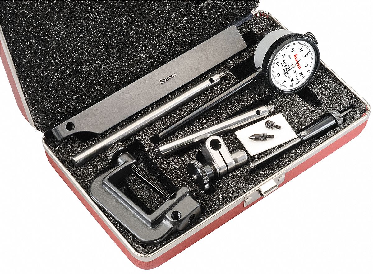 Starrett back plunger dial indicator 0 1 in range continuous reading