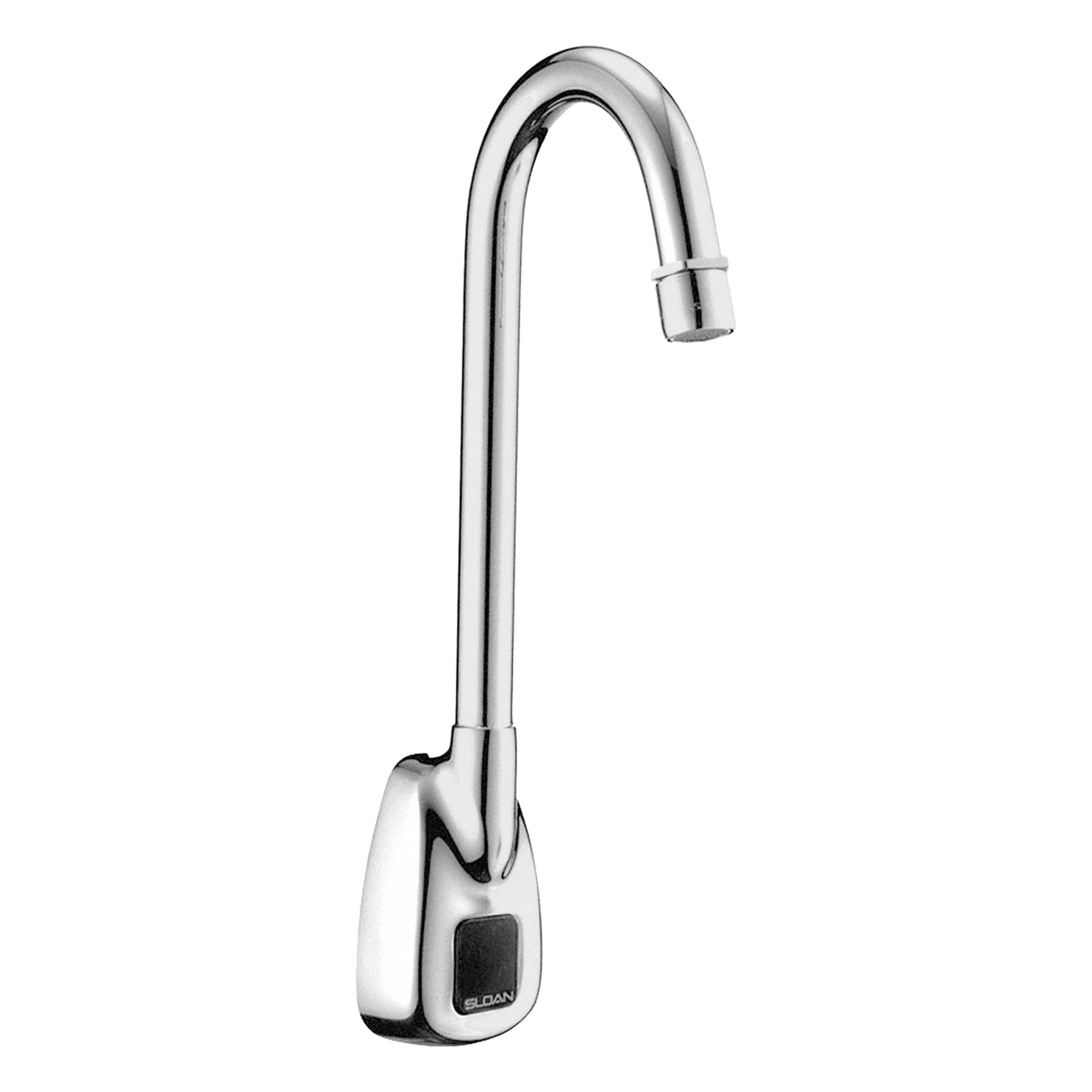 Bathroom Sensor Faucet: Optima, Brass, Chrome Finish, Single-Post, Plug-In, Back-Check Tee