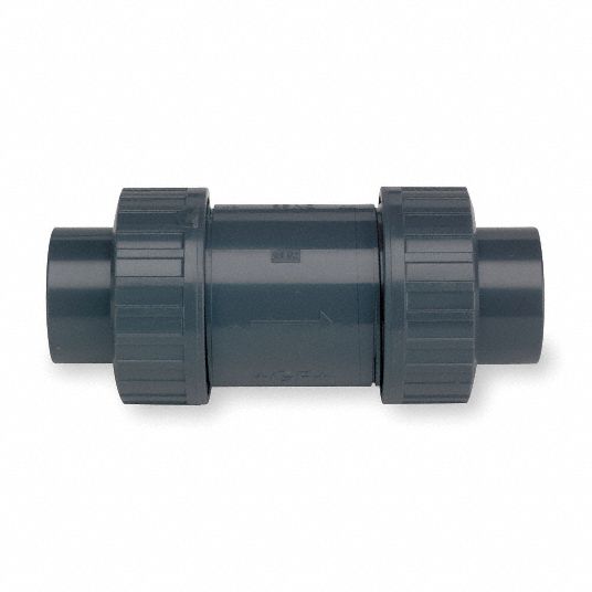Ball Check Valve,PVC,11/2 In.,Socket Grainger
