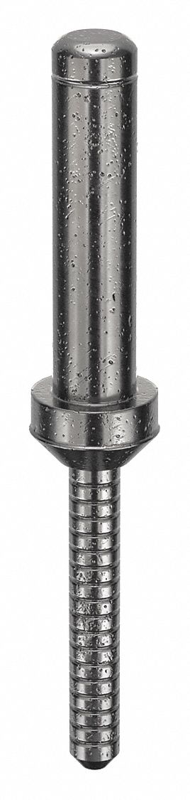 Blind Rivet, 2.66 in L, 0.3125 in dia, PK10: Inch, 2 21/32 in Overall Lg, 1 3/16 in Body Lg, 10 PK