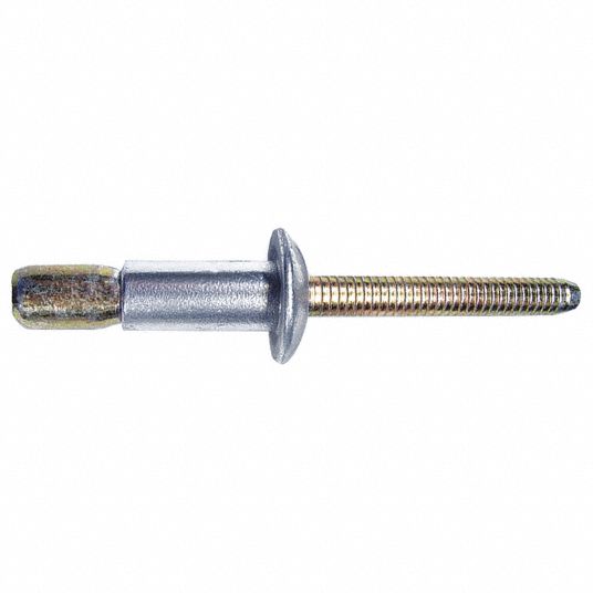 MAGNALOK Blind Rivet Aluminum Rivet Body, Aluminum Mandrel, 3/16 in