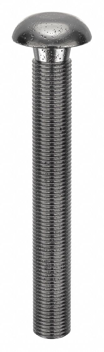 Lock Bolt, 1/4 in dia, 2.159 in L, PK10: Inch, 1/4 in Rivet Dia, 2 5/32 in Overall Lg, Steel, 10 PK