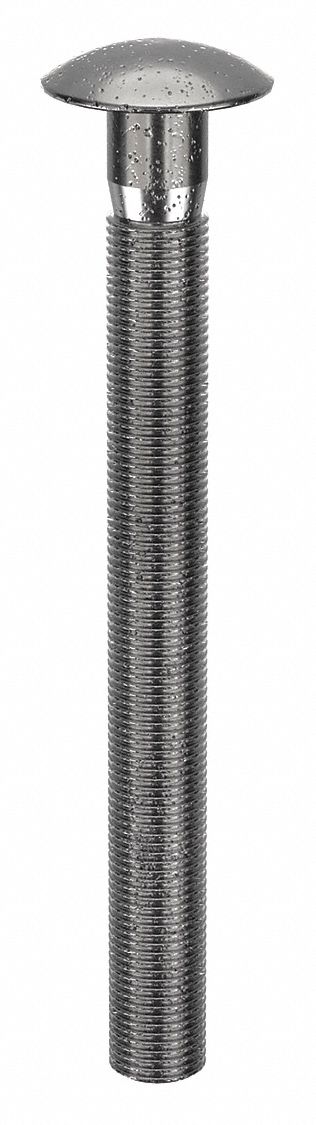 Lock Bolt, 1/4 in dia, 2.709 in L, PK10: Inch, 1/4 in Rivet Dia, 2 45/64 in Overall Lg, Steel, 10 PK