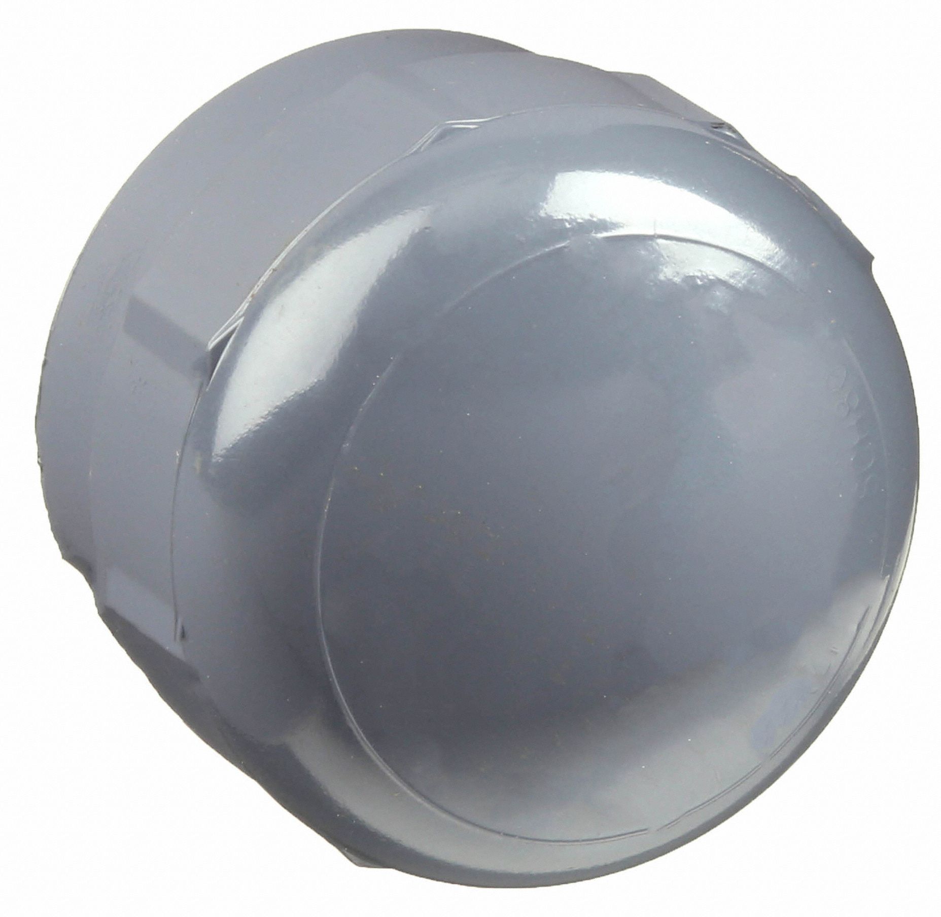 GRAINGER APPROVED PVC Cap, NPT, 11/2 in Pipe Size Pipe Fitting