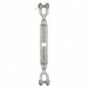 Turnbuckle,  Jaw and Jaw,  1035 Hot Roll Galvanized Steel Body/Fittings