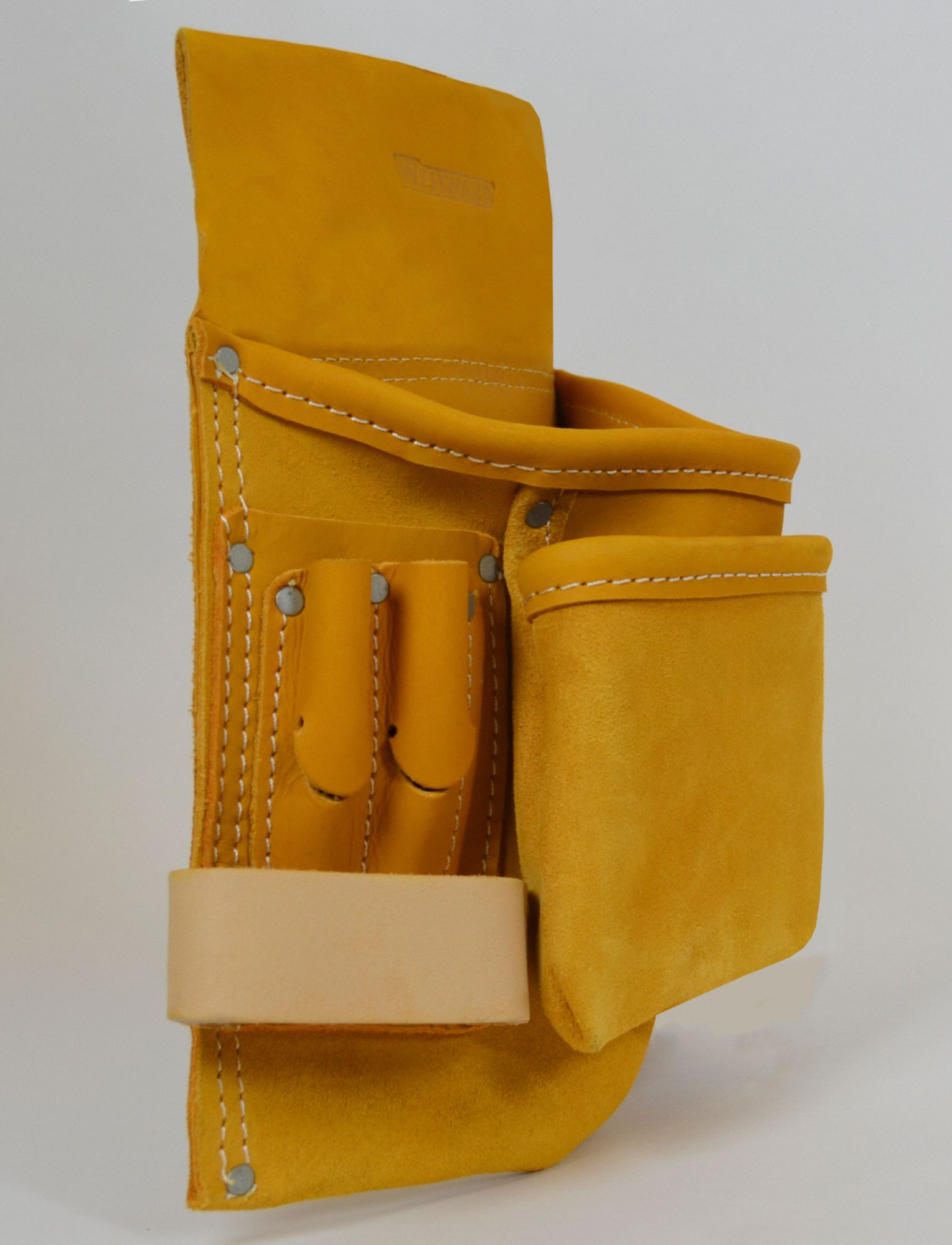 WESTWARD Tool Pouch 8 Pockets Tool Belts Belt Slot Open Top 6NE33