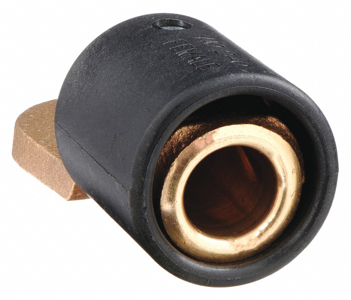 Welding Cable Female Terminal: 180° Offset