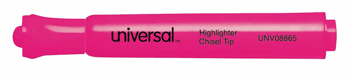 Highlighter, Tank, Chisel, Fl Pink, PK12