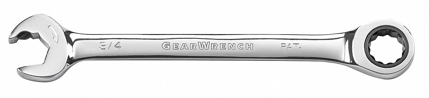 Ratcheting Combination Wrench, 11/16"