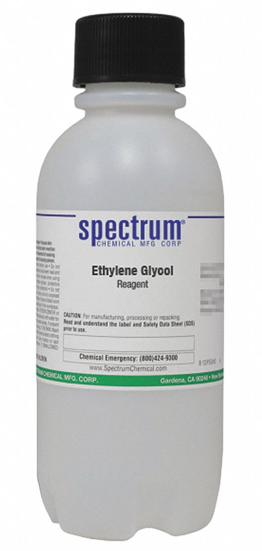 SPECTRUM Ethylene Glycol 107211, 62.07, C2H6O2, Plastic, Bottle