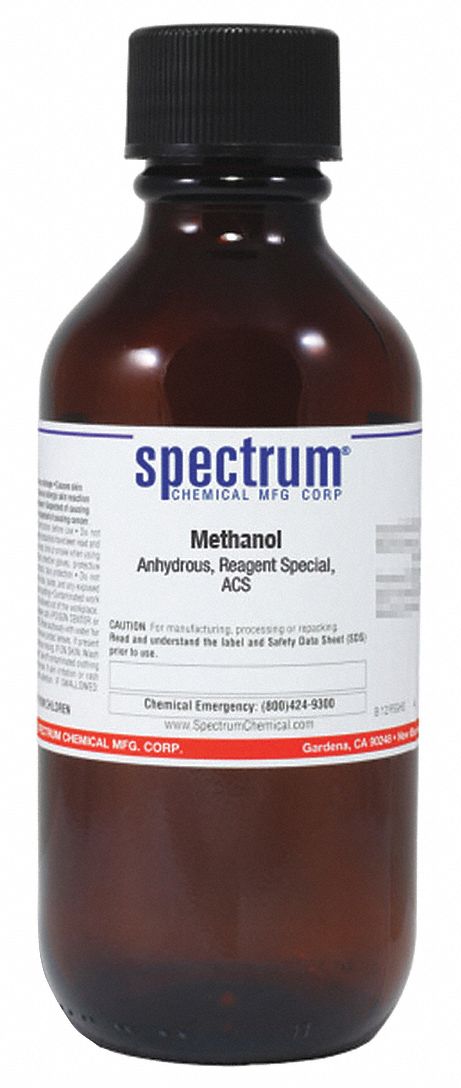 Spectrum Methanol Anhydrous Reagent Special Acs 5 6nmy6 M1235 500mlgl Grainger