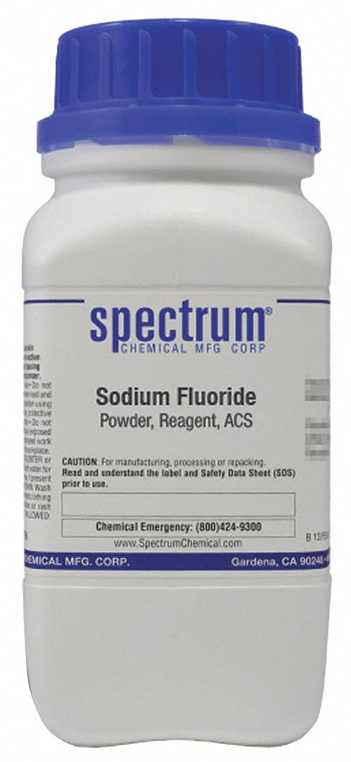 7681494, 41.99, Sodium Fluoride, Powder, Reagent, ACS 6NNP1S1280500GM Grainger