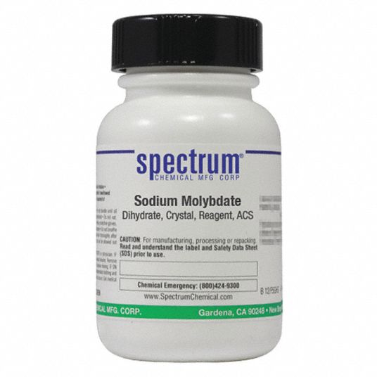 SPECTRUM Sodium Molybdate, Dihydrate, Crystal, Reagent, ACS 10102406