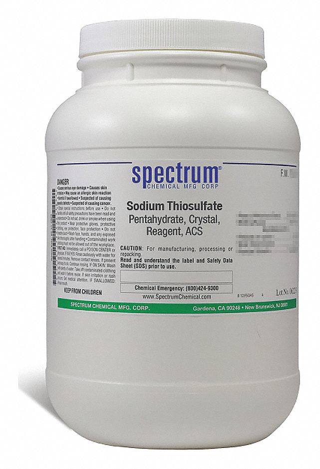 SPECTRUM Sodium Thiosulfate, Pentahydrate, Crystal, Reagent, ACS ...