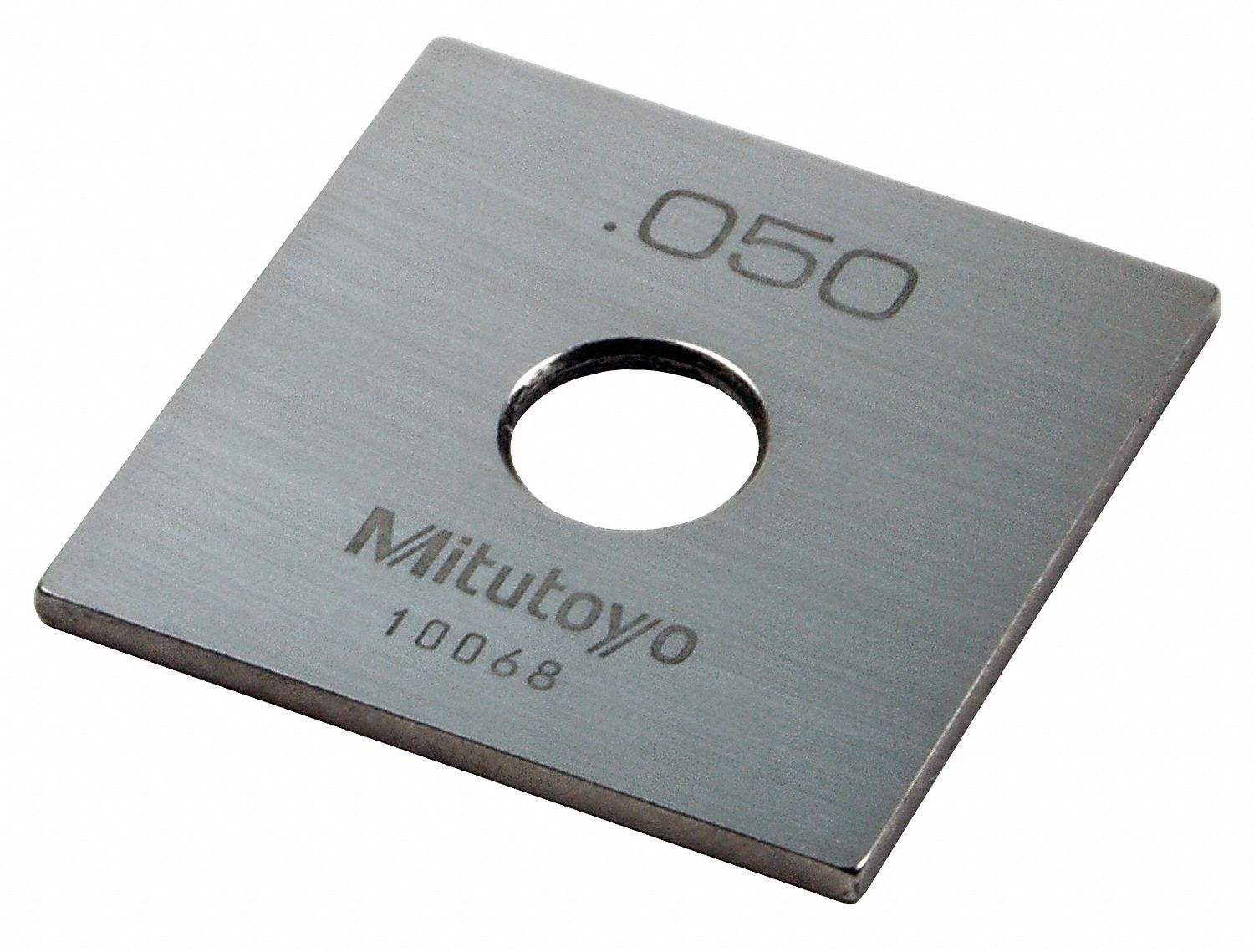 Square Gauge Block: Square, 0.05 in Nominal Size, 0.10 microinch Tolerance, ASME 0 Grade