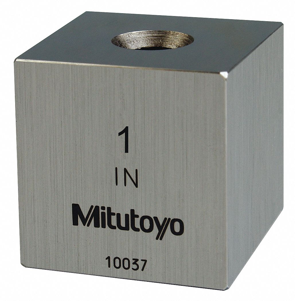 MITUTOYO Square Gauge Block, Shape Square, Nominal Size 1 in, Grade