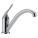 LOW ARC KITCHEN FAUCET: DELTA, NA, CHROME FINISH, 1.5 GPM FLOW RATE, 8 11/16 IN SPOUT LG