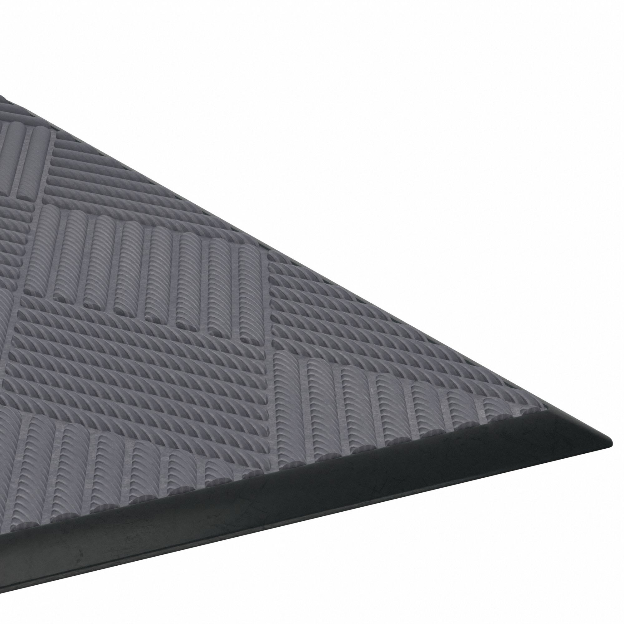 ENTRANCE MAT, DIAMOND, INDOOR, HEAVY, 3 X 5 FT, ⅜ IN THICK, PP/RUBBER, BLUES