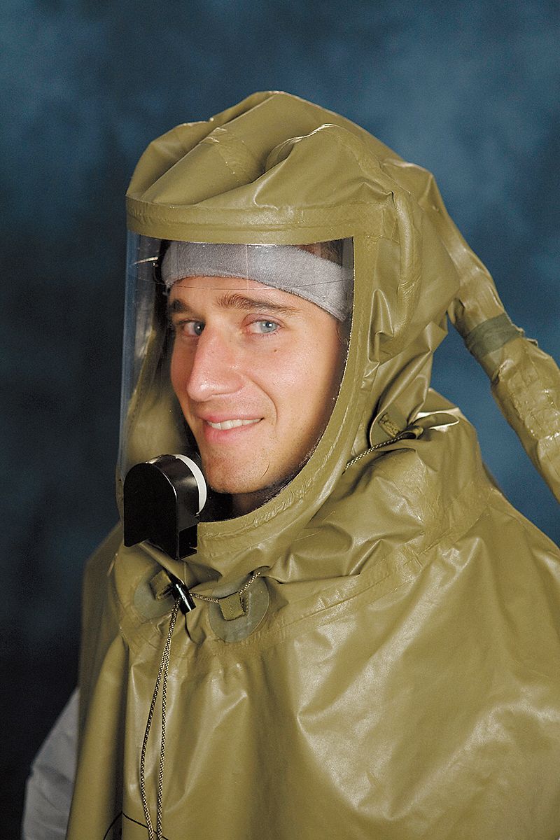 Hood: Sentinel XL, Hood, Breathing Hose/Butyl Hood, PAPR System, Universal Headgear Size