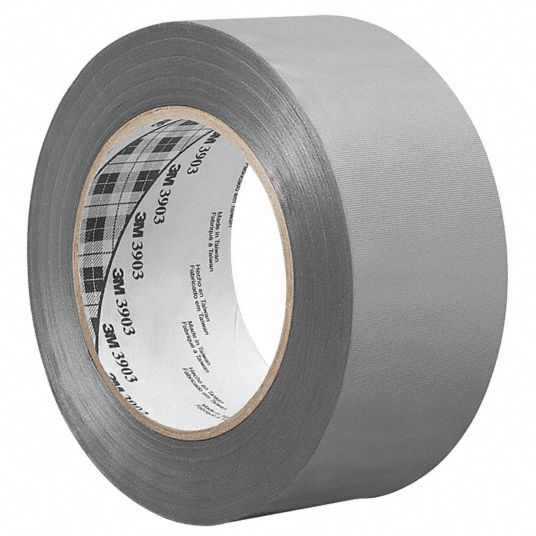 3M White Vinyl/Rubber Adhesive Duct Tape 3903, 6-50-3903-WHITE 12.6 PSI Tensile Strength, 50 yd. Length, 6 Width