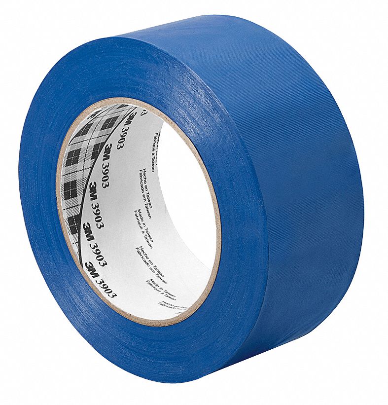 Uline Industrial Duct Tape - 3 x 60 yds, Blue S-7178BLU - Uline