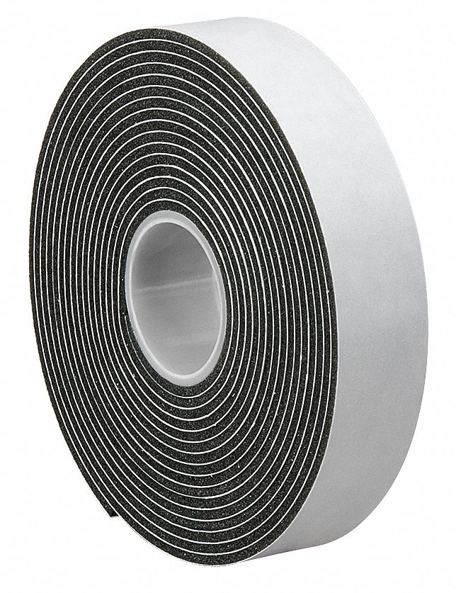 3M™ Vinyl Foam Tape 4508 Black 1/2 in x 36 yd