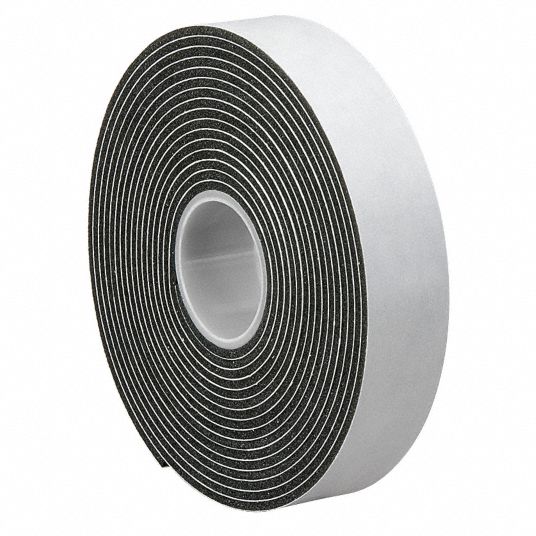 3M 4508 Single Sided Foam Tape 03314, 1 in x 36 yd, Black