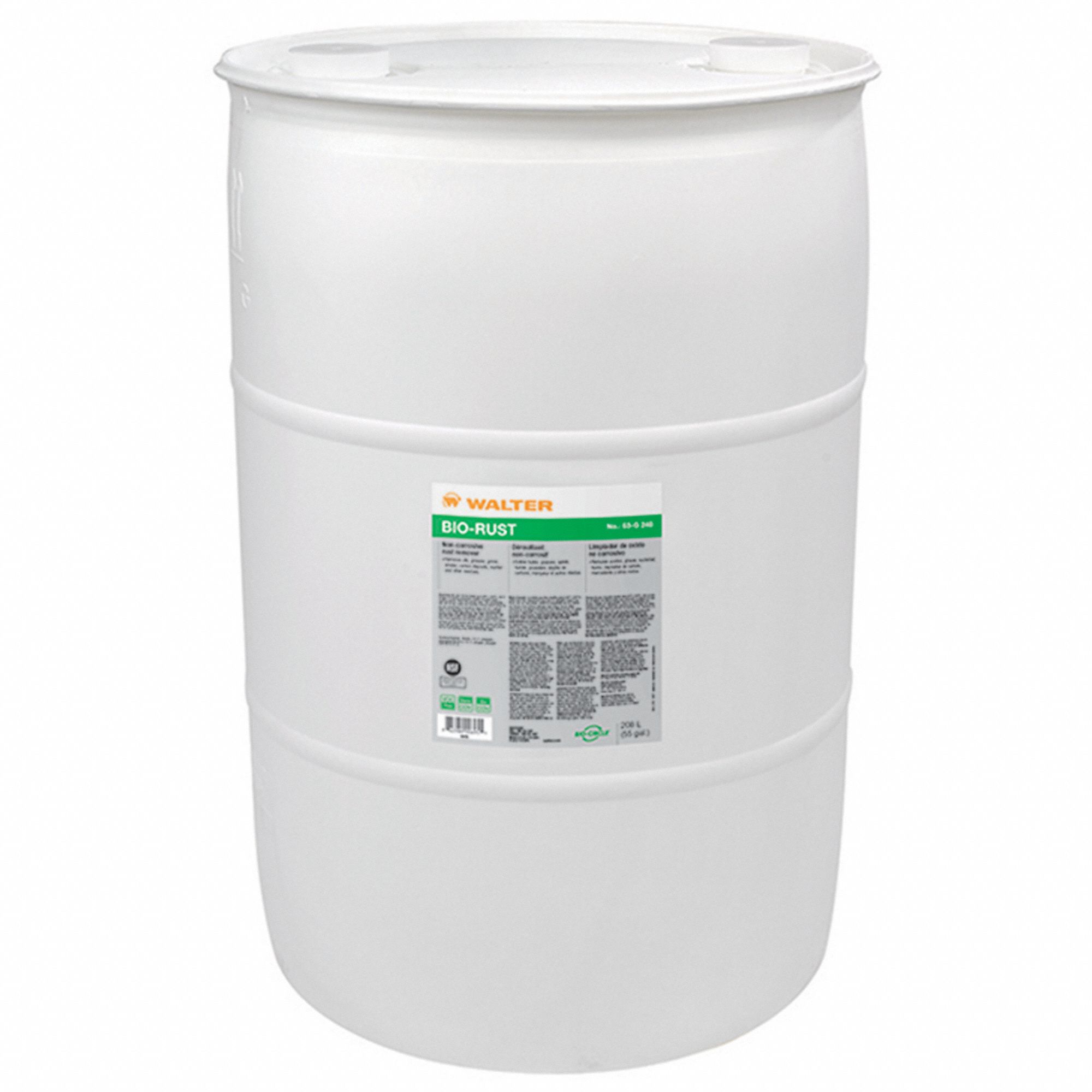 PARTS WASHER CLEANER, WATER, DEEP RUST, FOR METALS, NON-CORROSIVE, DRUM, 208L