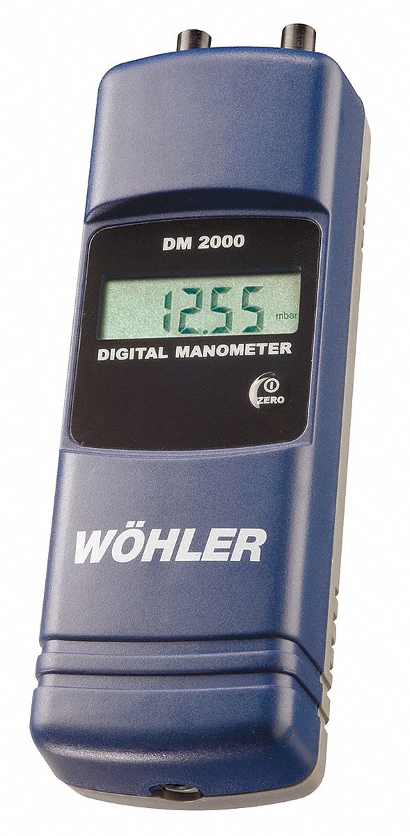 WOHLER Digital Manometer 6NVZ17006 Grainger