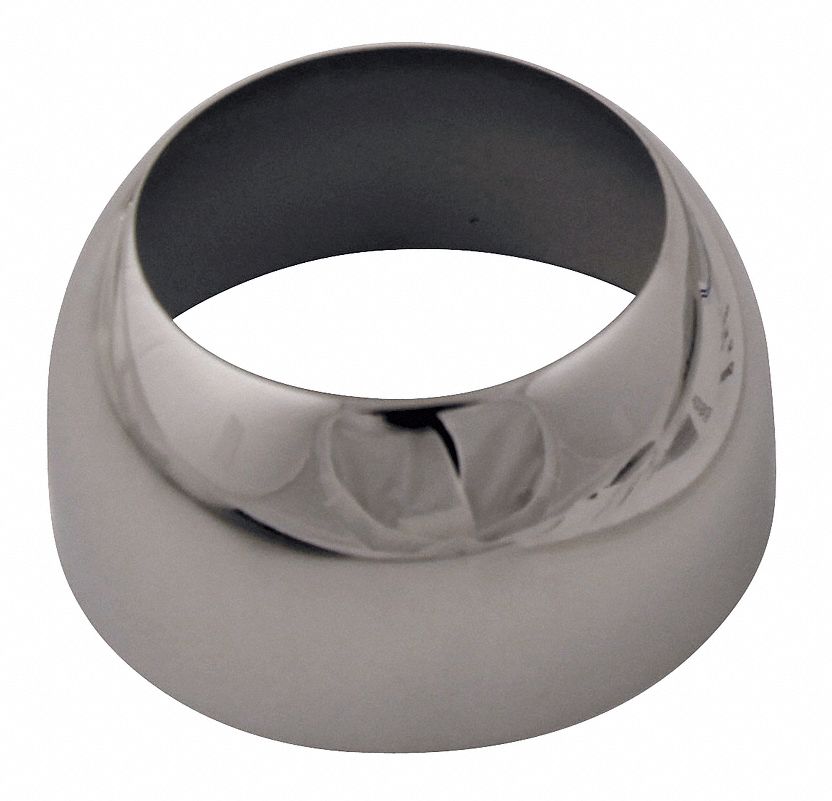 Escutcheon Cap: Escutcheon Cap, Steel, Chrome