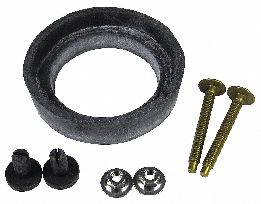 Tank to Bowl Kit Rubber Brass