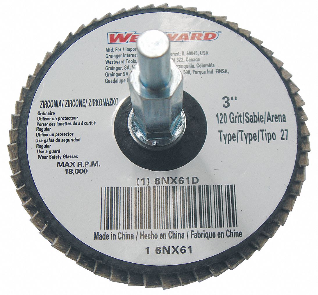 Arbor Mount Flap Disc 3in 120 Fine