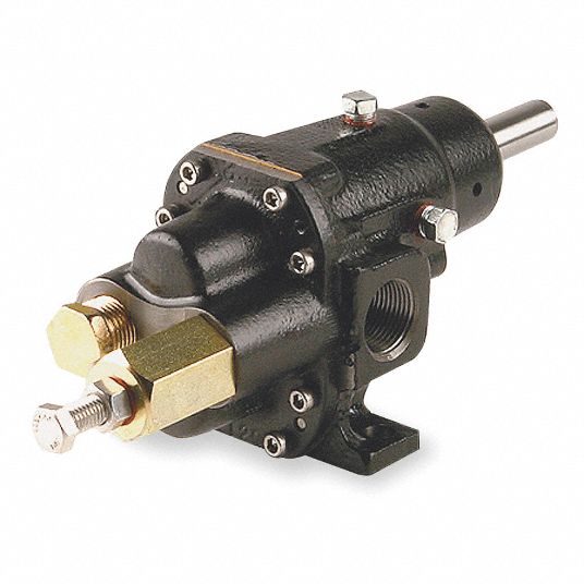 DAYTON Cast Iron Rotary Gear Pump Head, Pedestal Design 6NY646NY64