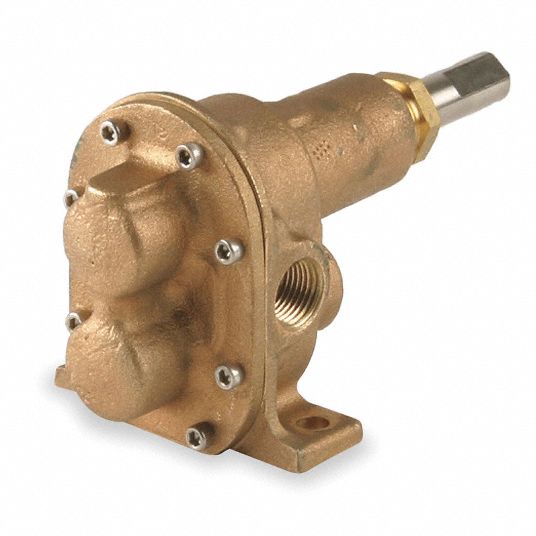 DAYTON Bronze Rotary Gear Pump Head, Pedestal Design 6NY776NY77 Grainger