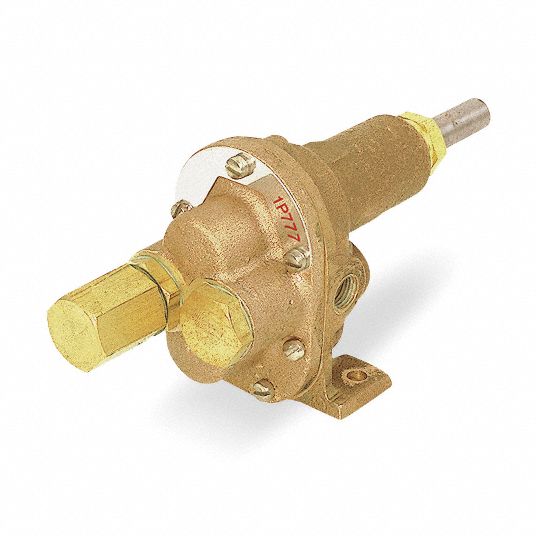 Bronze Rotary Gear Pump Head, Pedestal Design Grainger