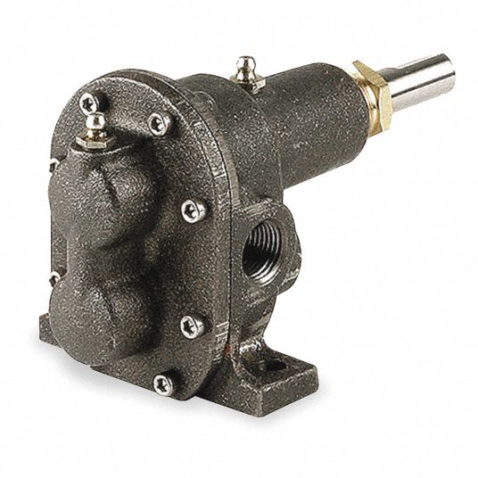 Cast Iron Rotary Gear Pump Head, Pedestal Design Grainger